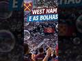 🫧 A Tradição MAIS Diferente do Futebol! | West Ham.#futebol #curiosidades #westham ⚽