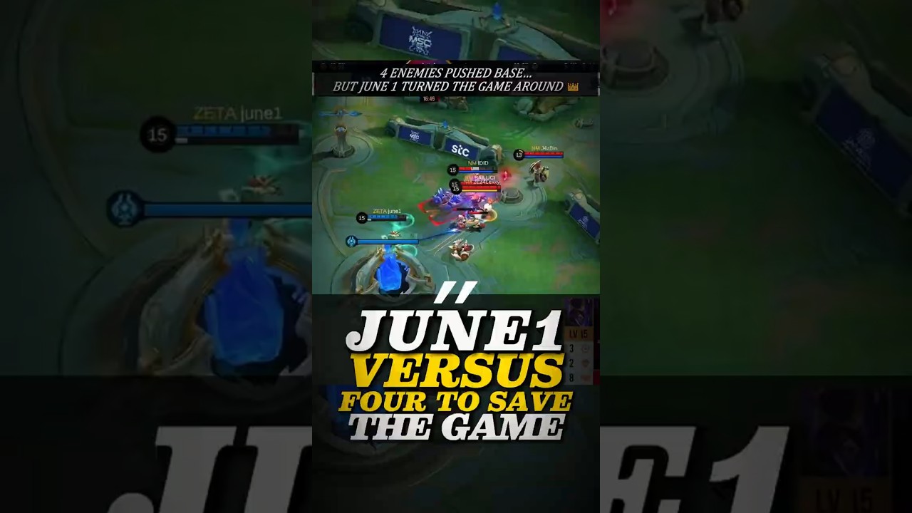 JUNE1 SAVES THE GAME 👑 || MLBB MSC at EWC 2025 