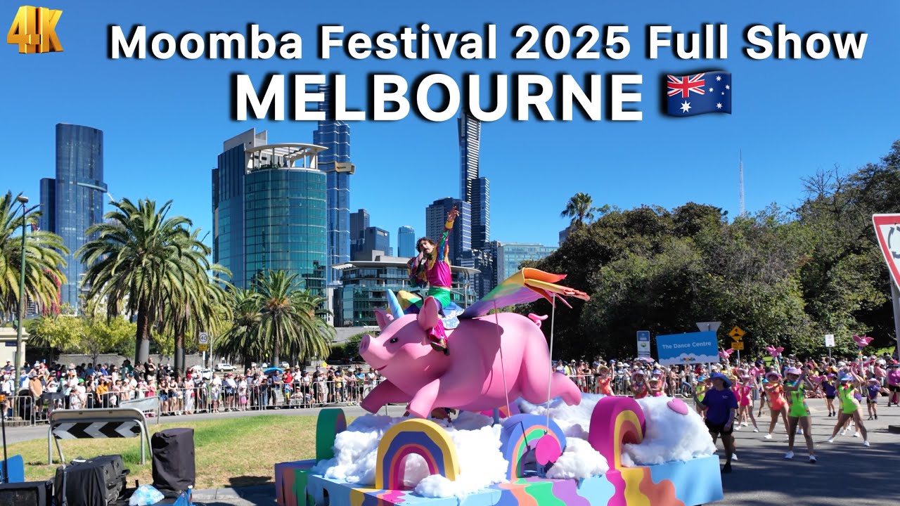 Iconic Moomba Festival 2025 Melbourne Australia FULL SHOW 4K Video