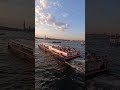 Boats Having Fun Due Golden Hour of Sunset in Petersburg #travel #asmr #explore #shorts #trending