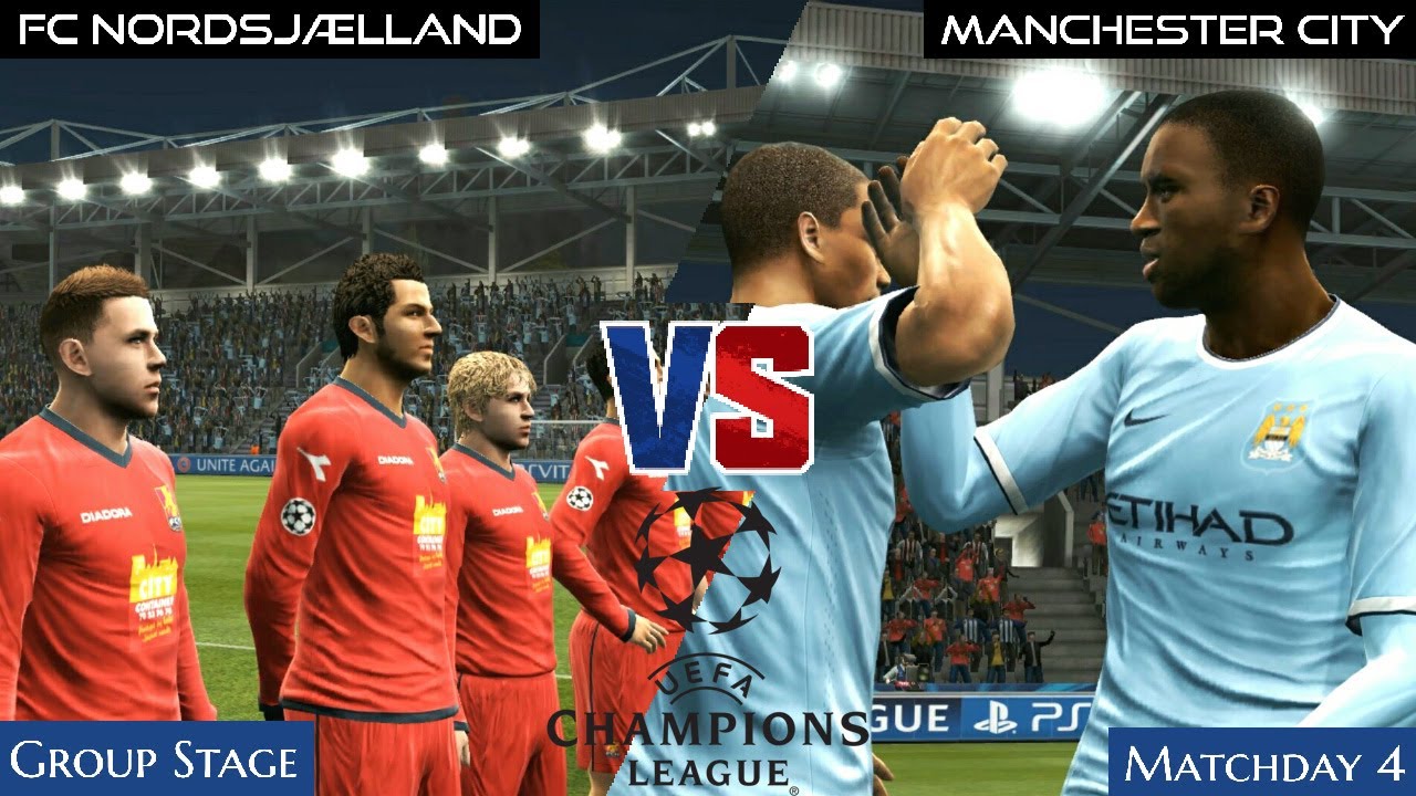 FC Nordsjælland Vs. Manchester City | UEFA Champions League | Groupstage Matchday 4