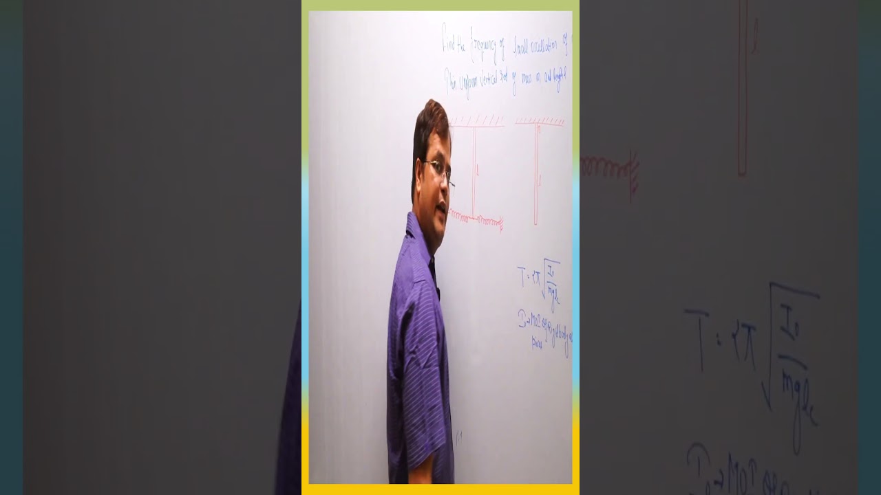 Can You Solve This Compound Pendulum Problem? | Class 11 JEE/NEET Physics