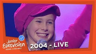Video thumbnail of "Nika Turković - Hej Mali - Croatia - 2004 Junior Eurovision Song Contest"