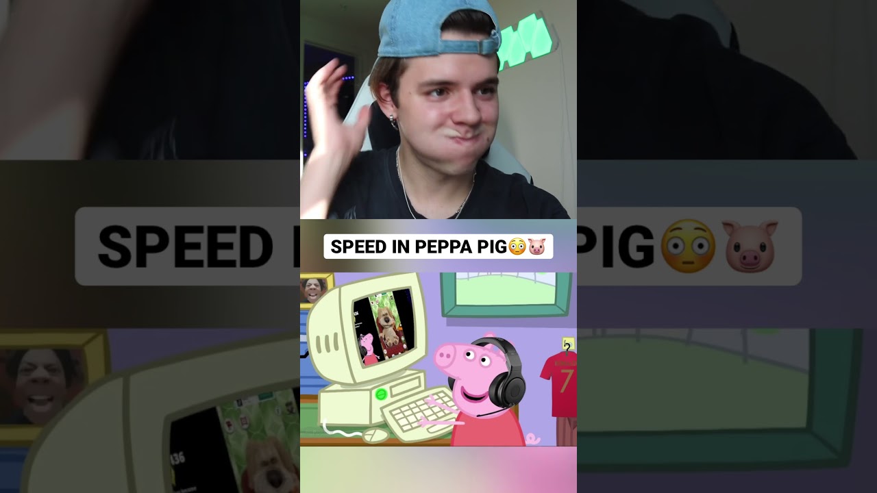 Ishowspeed reagindo ao episódio dele em Peppa Pig . . . #ishowspeed #