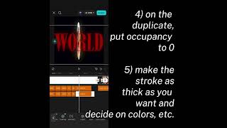 Outline overlay text tutorial // #capcut #tut #tutorial #cc #capcuttutorial #text #texttutorial