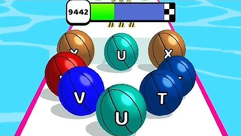 AZ Run 🎱 ABC Runner All Levels Gameplay Walkthrough (Android Ios) 9439