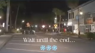 Snow flurries in Sarasota