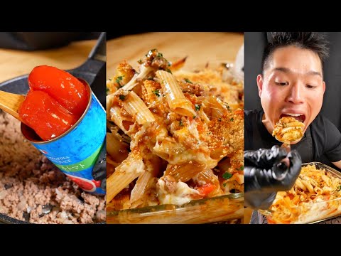 ASMR | Tomato Cheese Penne | MUKBANG | COOKING