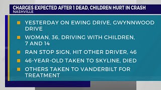Charges expected after 1 killed in Nashville crash