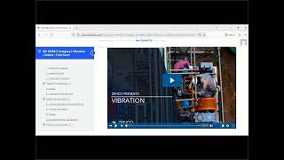 Self-Paced Online Video Courses ISO Category I and II Vibration