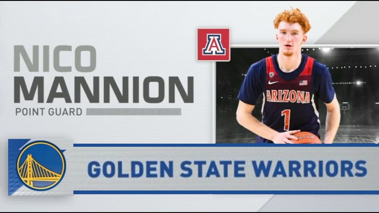 2020 NBA Draft: Warriors Draft Nico Mannion