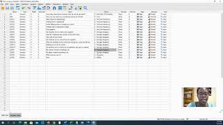 Part 1 Intro to Survey Data Analysis using SPSS: Reverse coding variables and reliability analysis