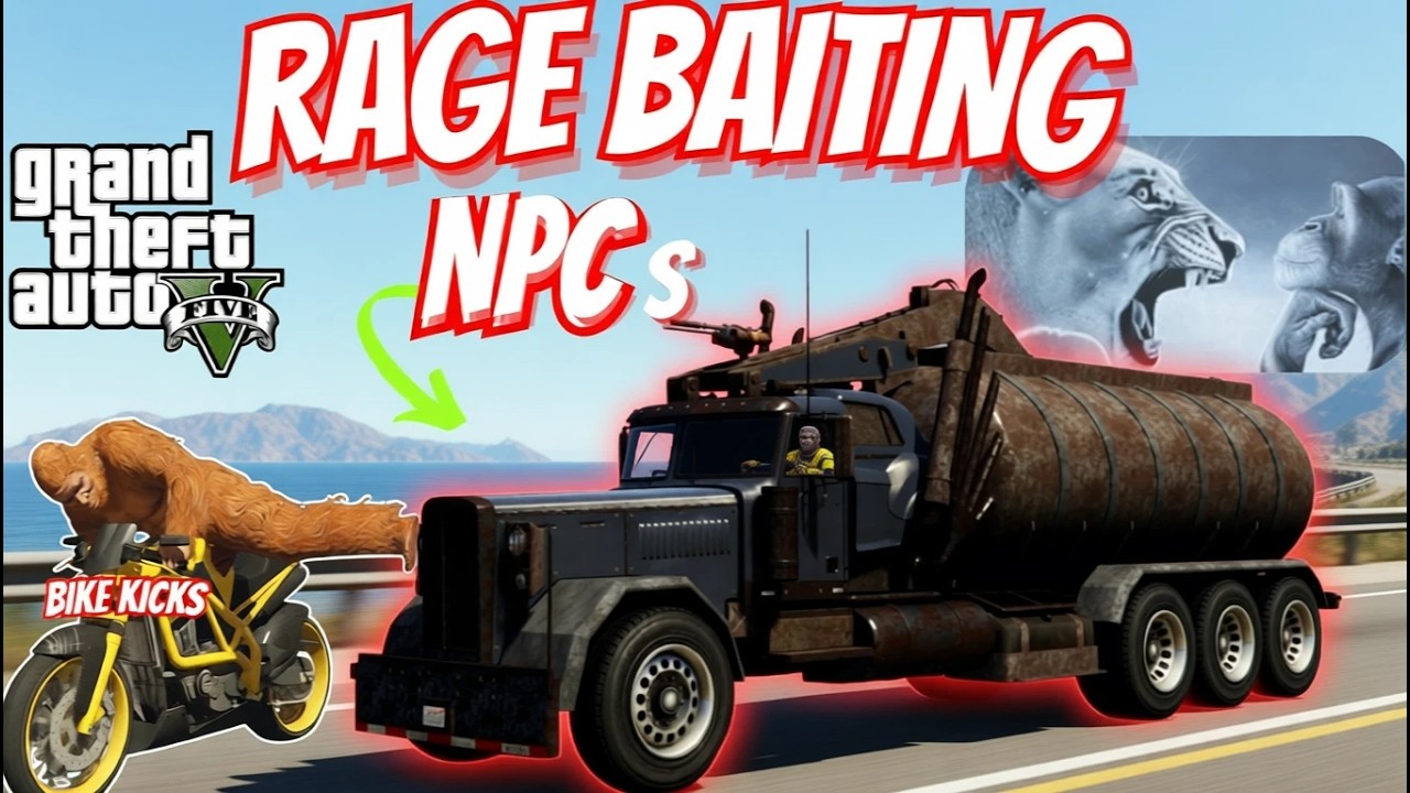 GTA 5: Twelve Minutes of *Rage Baiting* INSANE NPCs