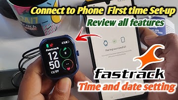 Fastrack revoltt fs2+ review|how to set time Fastrack smartwatch|Fastrack smart watch mobile connect