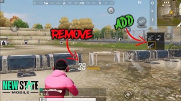 new state mobile settings | add quick scope | remove bullet count | pubg new state #pubgnewstate