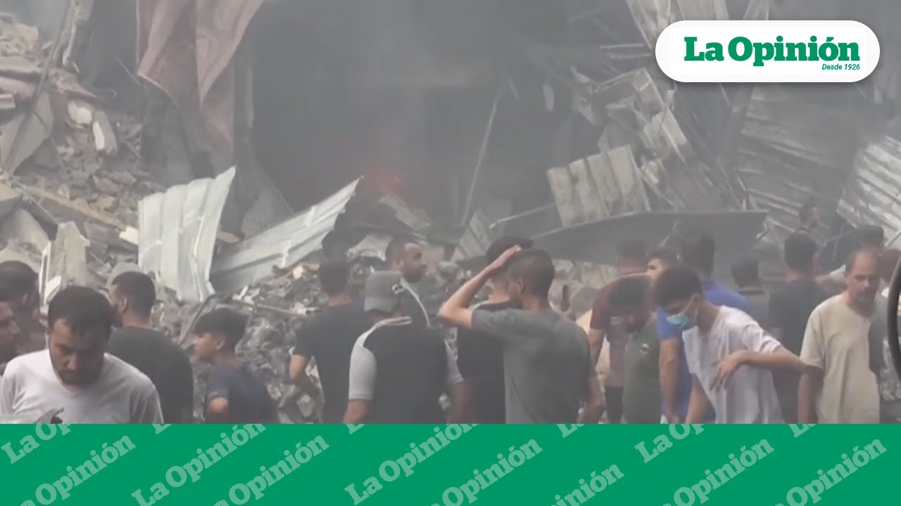 Explosión deja decenas de muertos en un campo de refugiados en Gaza ...