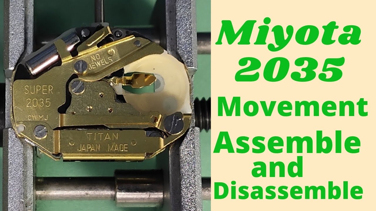 Movimento Orologio Miyota 2039 Svizzero - Ricambio Con Batteria E Stelo Incluso - Foto 3