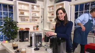Nespresso Vertuo Espresso Coffee Maker w 62 Capsules Milk Frother on QVC