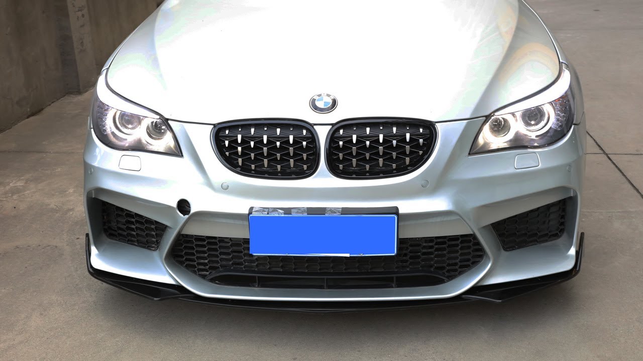 How to install the Universal Front Bumper Lip Body Kit Spoiler For