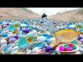 The Canal side rich in Gemstone, turning over thick crystal pebbles, Rainbow Beach's Crystal
