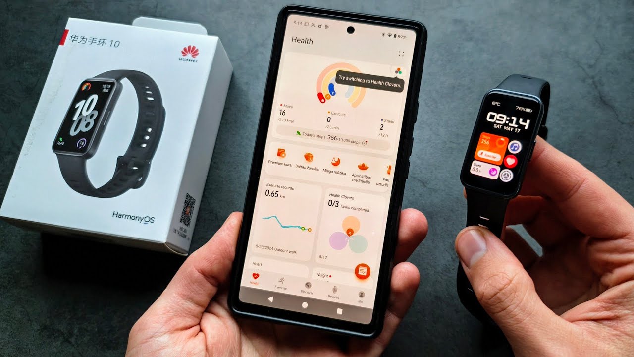 Как настроить и подключить Huawei Band 10 к телефону (Android - Samsung, Pixel, Xiaomi, Motorola,...