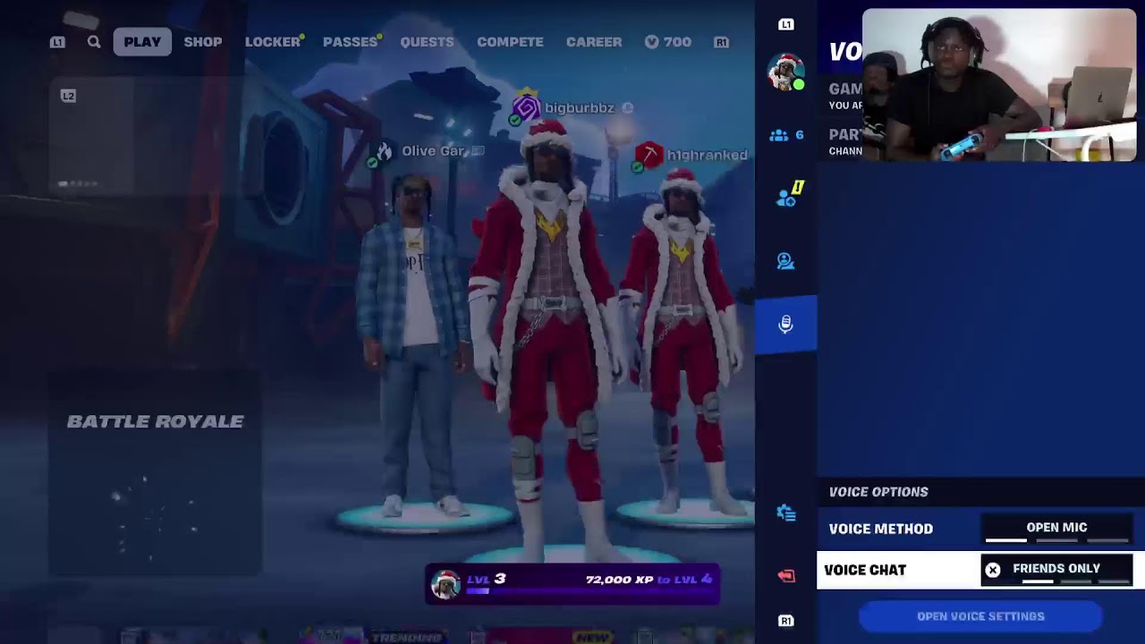 PLAYING FORTNITE LIVE 