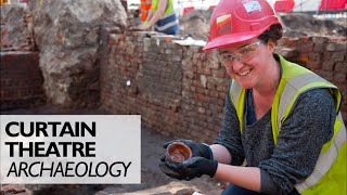 Curtain Theatre Archaeological Dig