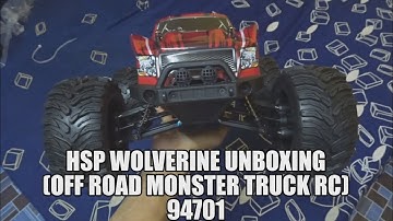 HSP Wolverine Unboxing (Off Road Monster Truck RC) 94701
