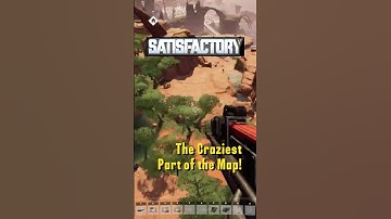 You Have to Check Out This Insane Part of the Map in Satisfactory 1.0 #shorts #satisfactory