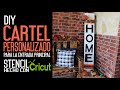 DIY Cartel De Bienvenida En Madera Personalizado Cartel De Madera Con Cricut Para PRINCIPIANTES 