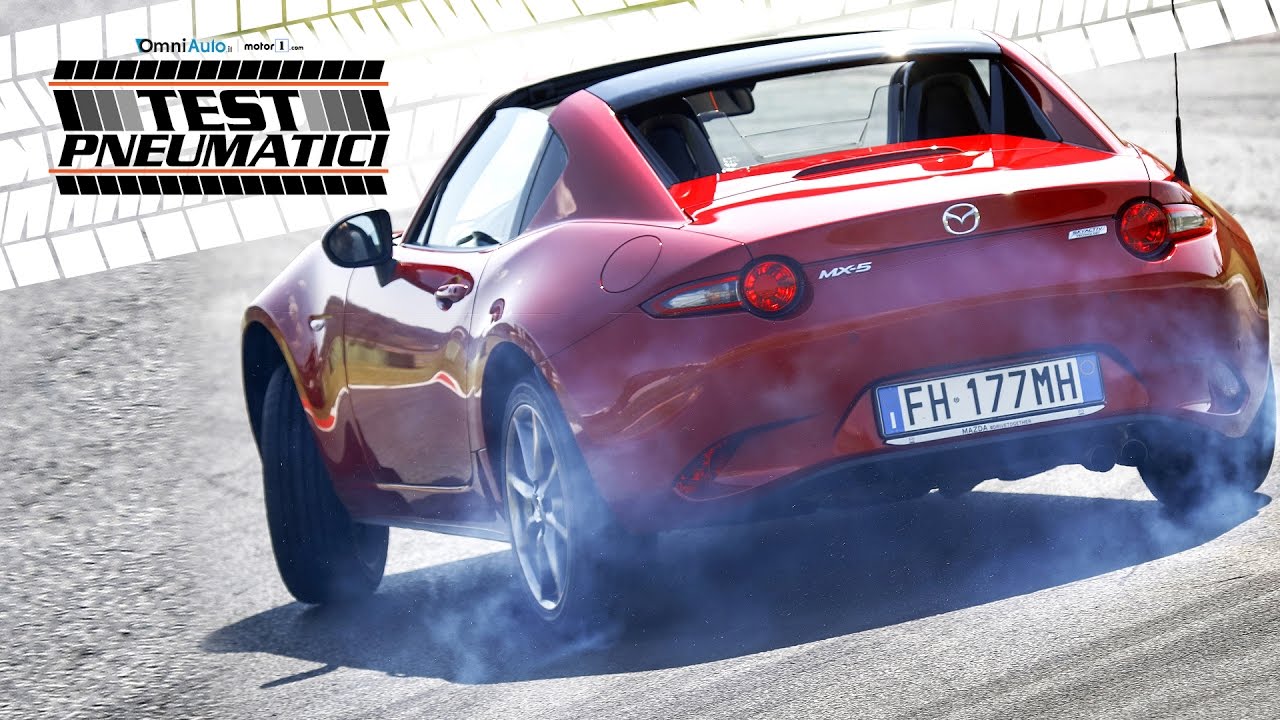 Strada e pista (anche di traverso!) con la nuova Mazda MX-5 RF  [ENG SUB]