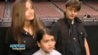 Prince Paris and Blanket Jackson speaks about the Michael Jackson Immortal Tour Profile