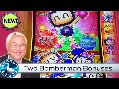 Bomberman Boom Slot Machine Two Bonuses
