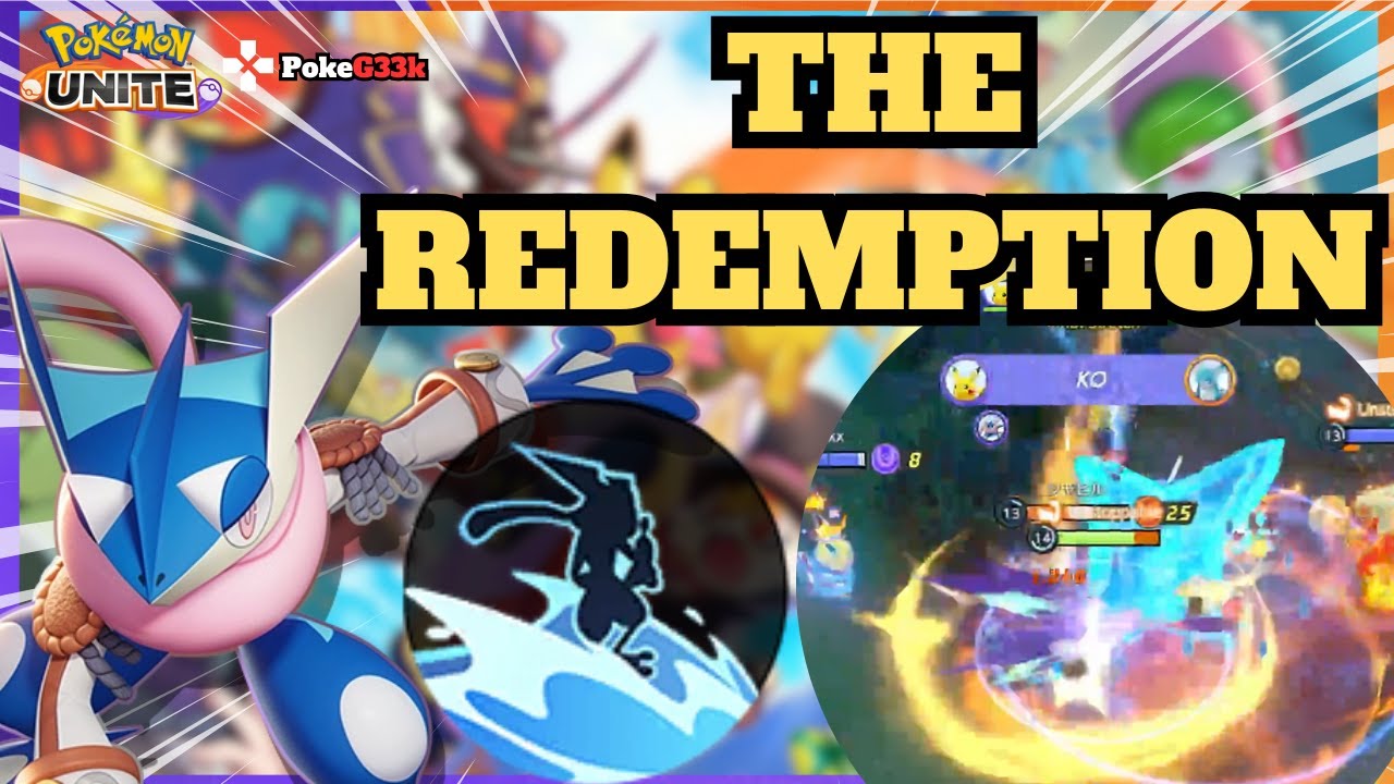 DOMNINATE Games With This SURF GRENINJA BUILD｜Pokémon Unite - YouTube