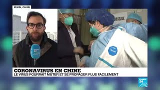 Coronavirus en Chine : Le virus pourrait muter et se propager plus facilement