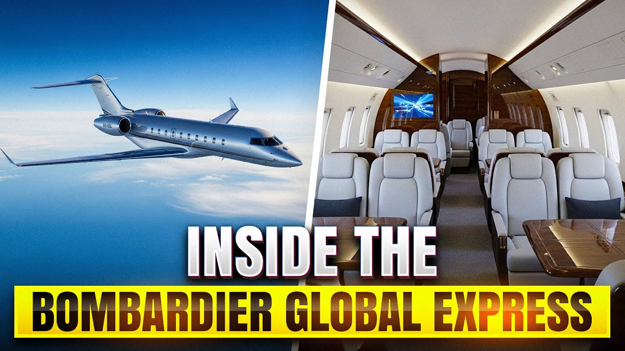 Представляем вашему вниманию эксклюзивный обзор ультра-роскошного частного самолета Bombardier Gl...