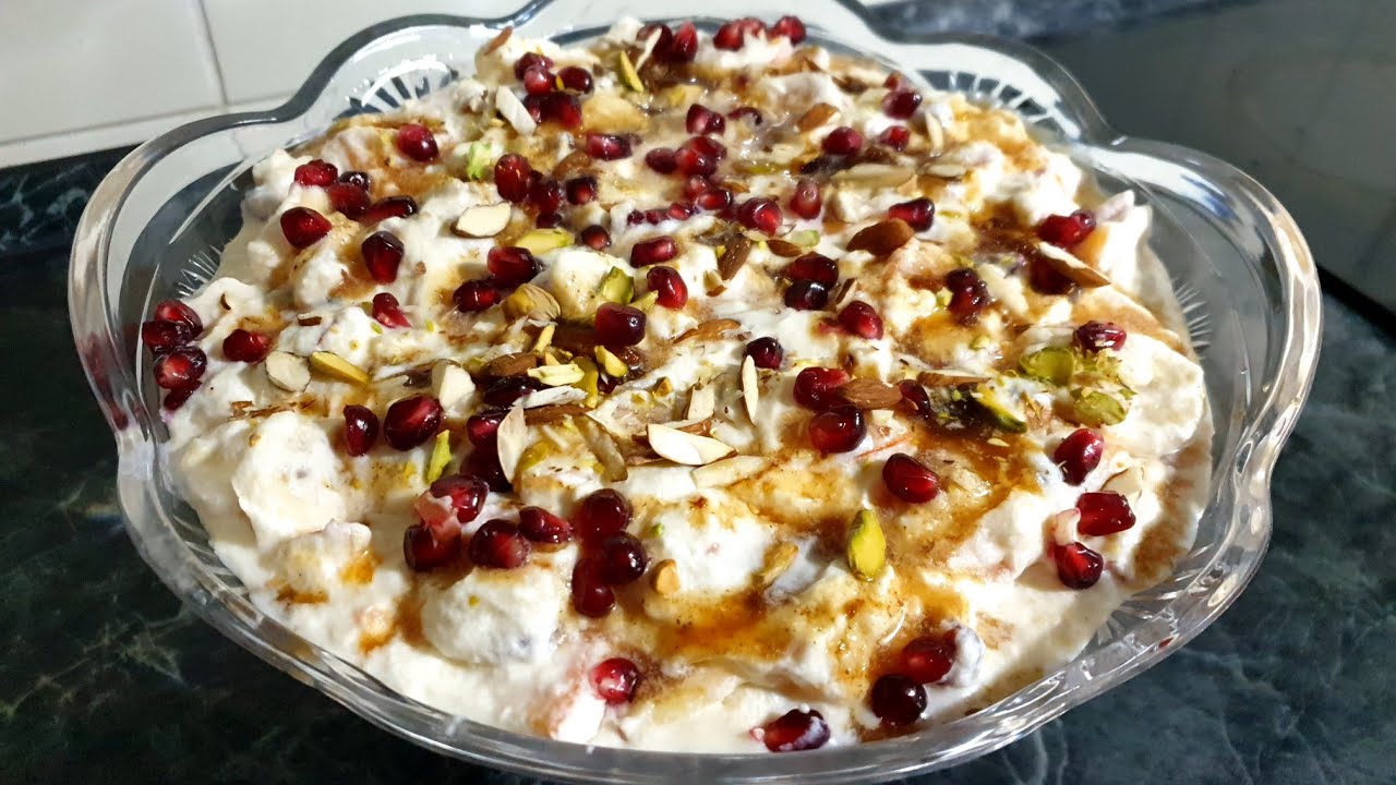 Creamy Fruit Chaat Recipe in Urdu/ HindiMade in 5minWith Uzma's