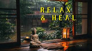 RELAX & HEAL 🎐 Relaxing Buddha Meditation Music with Rain Sounds for Ultimate Inner Peace screenshot 4