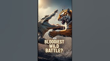 “Crocodile vs Tiger – Who Will Survive This Deadly Clash?” #wildlife #tigervscrocodile