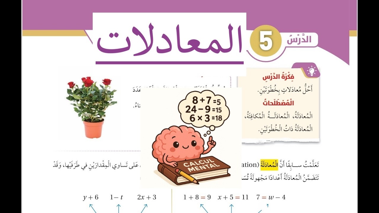 المعادلات | شاهد الحل خطوة بخطوة 2026