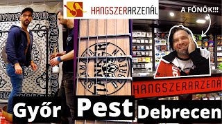 Hangszerbolt mustra - Hangszerarzenál (Győr, Budapest, Debrecen🎸🔥) // Fejes Tamás interjú