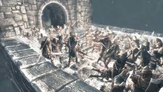 Skyrim Battles - Galmar Stone-Fist, Ralof & 25 Stormcloaks vs Hadvar, Legate Rikke & 25 Imperials