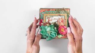 Enchanting Boxed Album using Graphic 45 Enchanted Forest