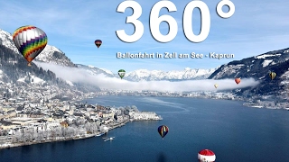 360 Grad Ballonfahrt über Zell am See - Kaprun