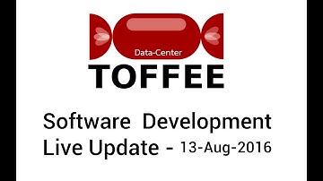 146 VLOG - TOFFEE-DataCenter WAN Optimization software development - 13-Aug-2016
