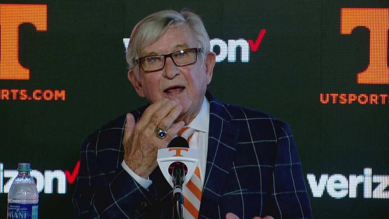Johnny Majors & Gus Manning Press Conference 9.21.16 YouTube