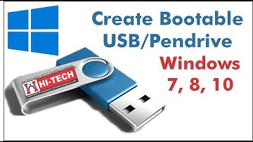 How to Create Bootable USB/Pendrive Windows 7,8,10 in 5 min