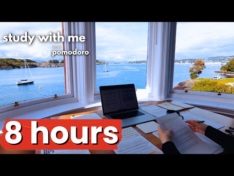 LIVE | 12 HOUR STUDY WITH ME | Pomodoro 50/10, Rain Sounds, Deep Work Focus, Cozy UK Ambience