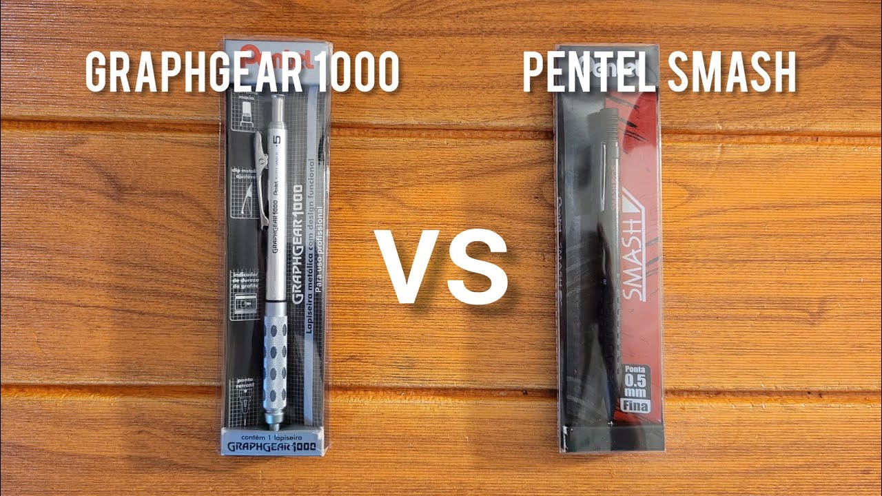 Pentel Graphgear 1000  X  Pentel Smash