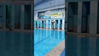 Diving with dolphin #diving #dolphin #shreesportsacademy